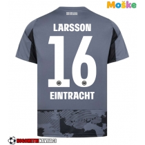 Moške Nogometnih dresov Eintracht Frankfurt Hugo Larsson #16 Tretji 2025-26 Kratki rokavi